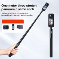 New Extendable Invisible Selfie Stick Pole for GoPro Hero 11 10 9 8 7 Insta360 One RS/X3 Action Cameras Hand Grips Extension Rod