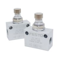 FESTO สวิตช์วาล์วควบคุมการไหลทางเดียว GR-1/8-B 151215 GR-M5-B 151213 GRO-1/8-B 151216 GR Power Point Savers