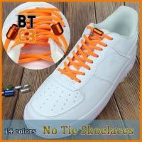 BTC3 Kids Adult Elastic Shoelaces Metal Tip Sneakers Shoelace Quick Lazy Laces No Tie Shoelaces Fast Lacing