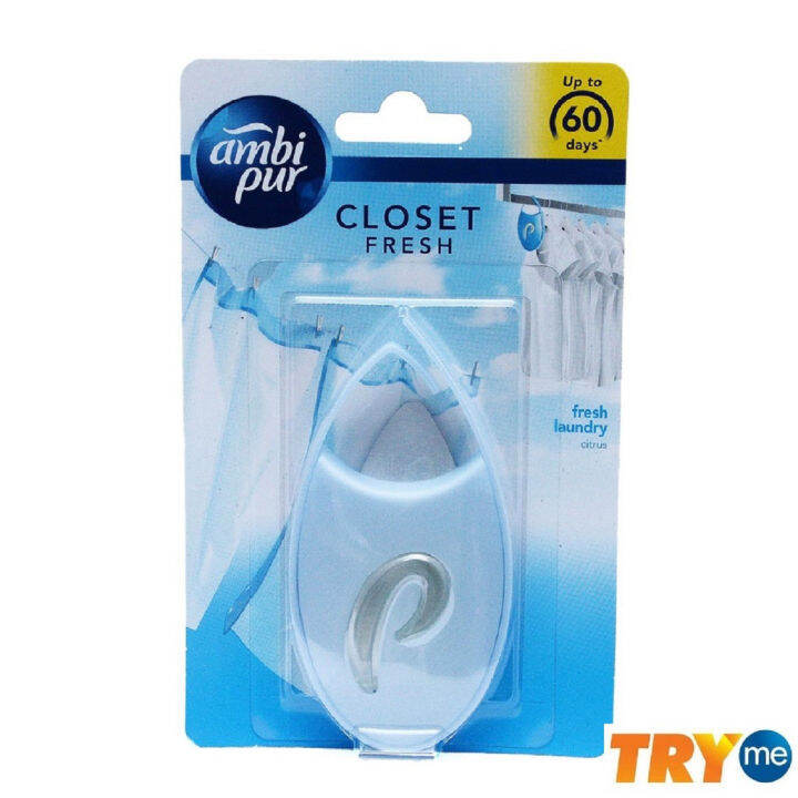 Ambi Pur Mini Air Freshener Closet Fresh 4.5ml - Fresh Laundry Citrus ...