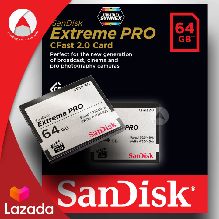 sandisk-extreme-pro-cfast-2-0-64gb-compactflash-cf-sdcfsp-064g-g46d-เมมโมรี่-การ์ด-แซนดิส-กล้อง-ถ่ายภาพ-ถ่ายรูป-ถ่ายวีดีโอ-กล้องdslr-กล้องโปร-รับประกันlifetime-โดย-synnex