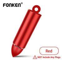 FONKEN แบบพกพาปลั๊กสายเคเบิลกล่องอะแดปเตอร์ที่เก็บเหล็กสำหรับ iPhone Micro USB ประเภท C ฝุ่นอะแดปเตอร์แม่เหล็กเก็บกล่อง