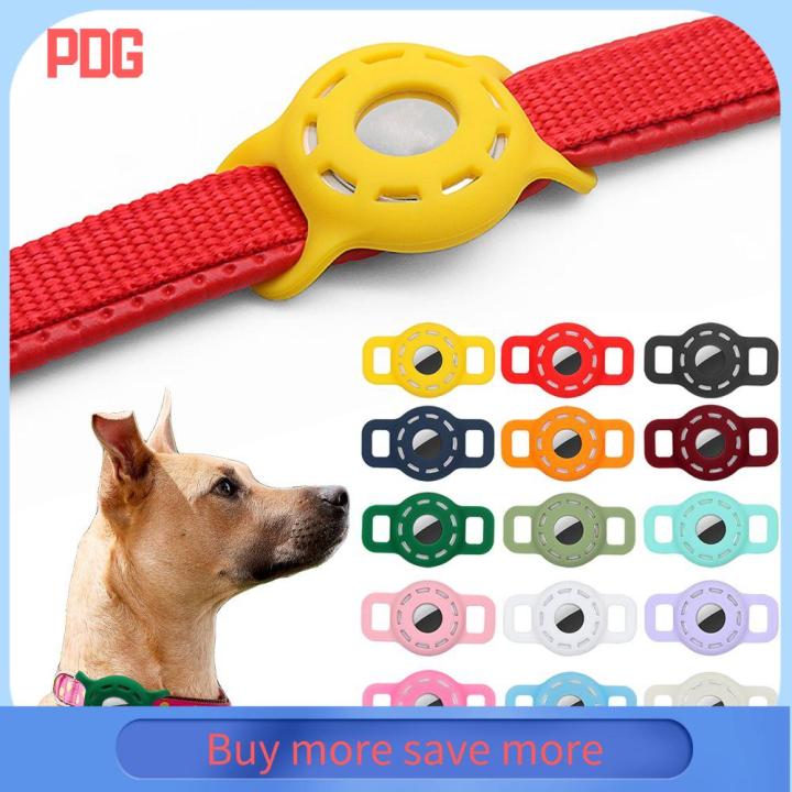 For Apple AirTag Pet Collar Silicone Protective Dog Cat Anti-Lost AirTag  Tracker