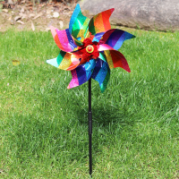 JIA ผู้ผลิตนก pinwheels สะท้อนแสง sparkly BIRD deterrent Windmill ป้องกัน Garde