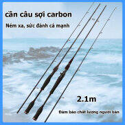 Cần câu chống xước Cần câu 2.1m Cần câu cá ống kính cần câu Bộ cần câu