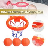 Kids Bath Toys Suction Cup Basketball Hoop 3 Balls Set Baby Play Water Game Toy