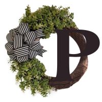 40cm Artificial Artificial Flower Wall Hanging Wreath Welcome Signs Wreath