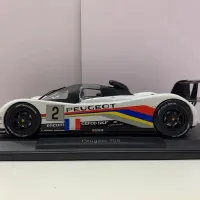 (ร้อน) 1:18รุ่นเปอโยต์905 Le Mans 1992แชมป์รุ่นจำลอง D Iecast รถโลหะอัลลอยรุ่นรถของเล่นสำหรับเด็กของขวัญคอลเลกชัน