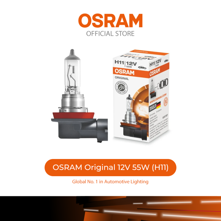 OSRAM Original 12V 55W H11 Halogen Bulb (Made In Germany) | Lazada