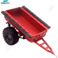 RCtown อลูมิเนียม RC Hitch Mount Trailer สำหรับ1/10 RC Rock Cralwer รถ Axial SCX10 Traxxas TRX4 TAMIYA CC01 D90รถยนต์ Hopper