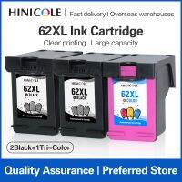 HINICOLE ตลับหมึก3X ใช้ได้กับ HP 62XL 62สำหรับเครื่องพิมพ์ HP Officejet 5740 5741 5742 5743 5745 200 250 5744 5746เครื่องพิมพ์