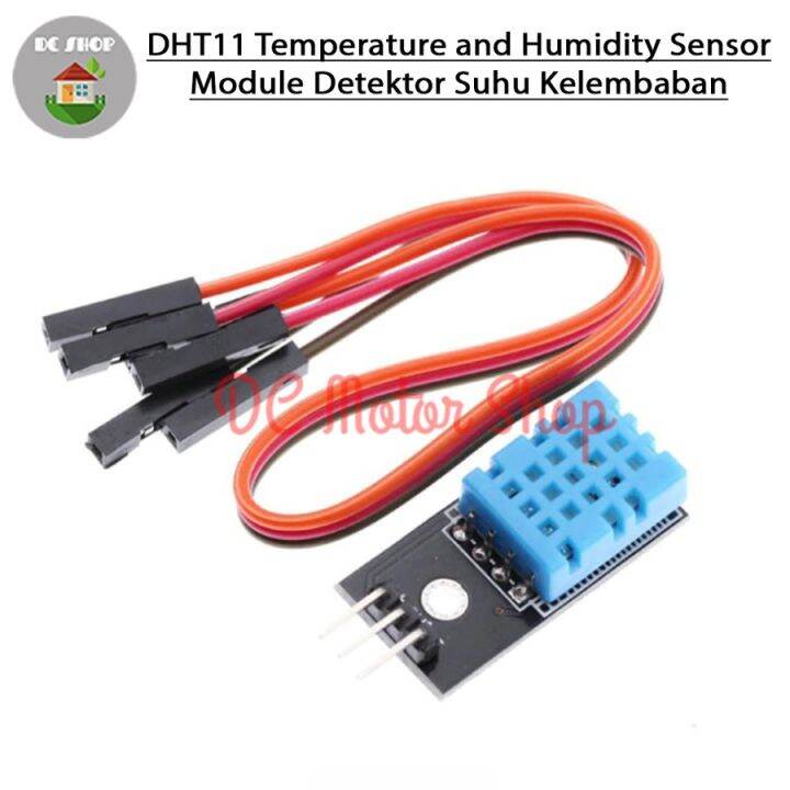 DHT11 Temperature and Humidity Sensor Module Detektor Suhu Kelembaban ...