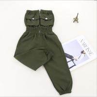 Girls Overalls Jumpsuit 2020 Summer Sleeveles Romper Solid Color Girl Jumpsuit Pants Trousers Girls Summer Clothes Teenage