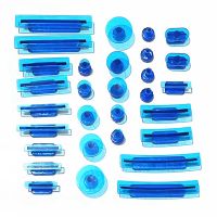 30Pcs/Set Glue Tabs Dent Lifter Tools Auto Paintless Dent Repair Glue Tabs Tools for Car Body (Blue)