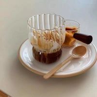 【CW】◙♚  Mug Household Cup Oatmeal Temperature Resistant Glass