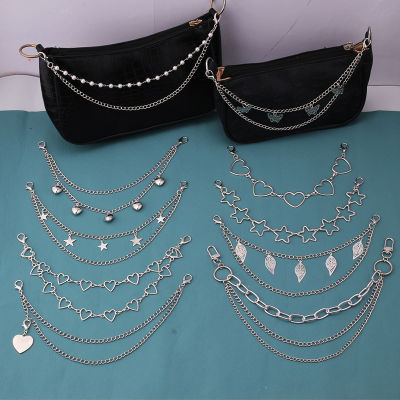 Shoulder Bag Chain Strap Heart Bag Chain Strap Personality Bag Pendant Multi-layer Chain Strap For Bags Butterfly Bag Chain Strap