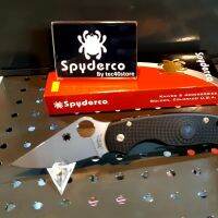 Spyderco C223PBK Para 3 Frn Para3CTS-BD1N FRN Made in USAมีดพับ มีดเดินป่า