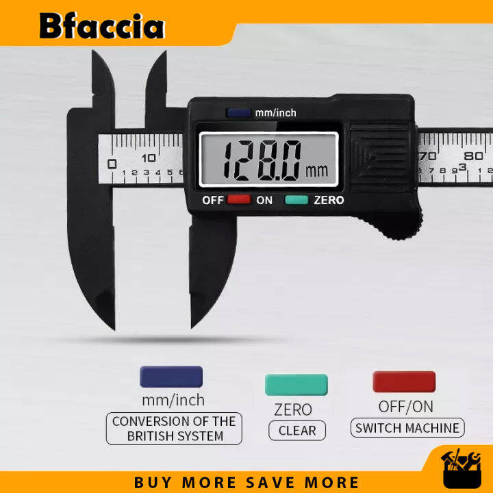 Bfaccia 100/150MM Digital Vernier Caliper Inch and Millimeter Accurate