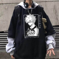 ❀◑ Áo Hoodie Dài Tay Họa Tiết Anime My Hero Academia Hot Áo Nỉ Chui Đầu Bakugou Katsuki Harajuku Sudadera Ngộ Nghĩnh