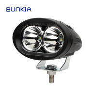 SUNKIA 20W 2000LM LED Car Auto Work Light SUV A 4WD 4X4 Offroad LED Driving Fog Lamp Motorcycle Truck Headlight Spot Light