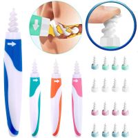 Soft Ear Cleaner Ear Wax Remover Tool Spiral Silicone earwax Cleaning Kit Ear Care Tools Ear Picker Earwax Spoon Medical Otoscop Health Accessories