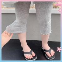 JianZhuZhuangShiGongChengYou Childrens leggings summer thin slim new baby girls hollow safety 7 points