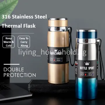 800ml Thermos C High Quality Insulation Outdoor Keep Hot Drinks Warm  Stainless Steel Keep Cold Drinks Warm Thermos Cup 800ml