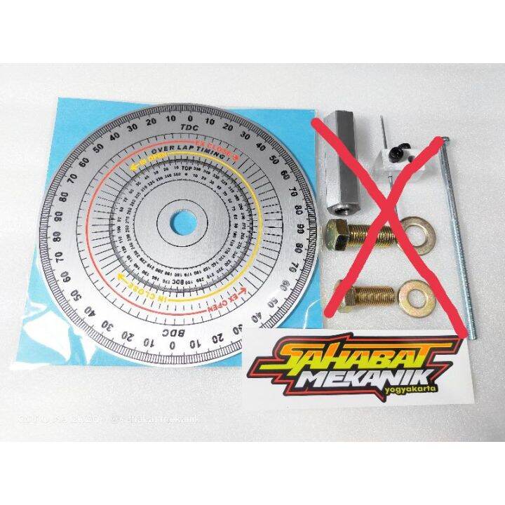 Chrome Aluminum 160mm Camshaft Degree Wheel Rotor Protractor for Tools