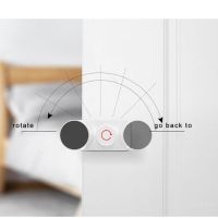 Child Safety Anti-pinch Door Card Rotatable Safety Door Stop Seam Plug Protection Buckle Lock Anti-door Switch Insurance 6pc