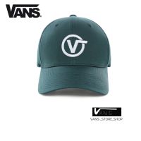 VANS DISTORTED 110 FLEXFIT HAT TREKKING GREEN (สินค้ามีประกันแท้)