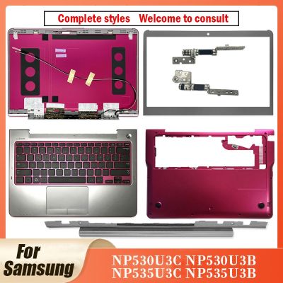 New For Samsung NP530U3C NP530U3B NP535U3C NP533U3C Laptop LCD Back Cover/Front Bezel/Hinges/Hinge Cover/Palmrest/Bottom Cover