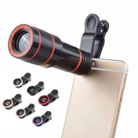 3 in 1 Mobile Phone Camera Lens Kits Wide Angle Macro Fisheye Lenses Ultra Portable Mobile Fish Eye for iPhone Samsung Xiaomi