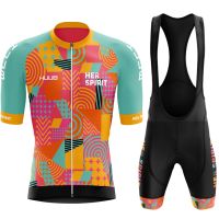 ZZOOI HUUB Team Cycling Jersey Set 2023 Man Summer MTB Race Cycling Clothing Short Sleeve Ropa Ciclismo Outdoor Riding Bike Uniform