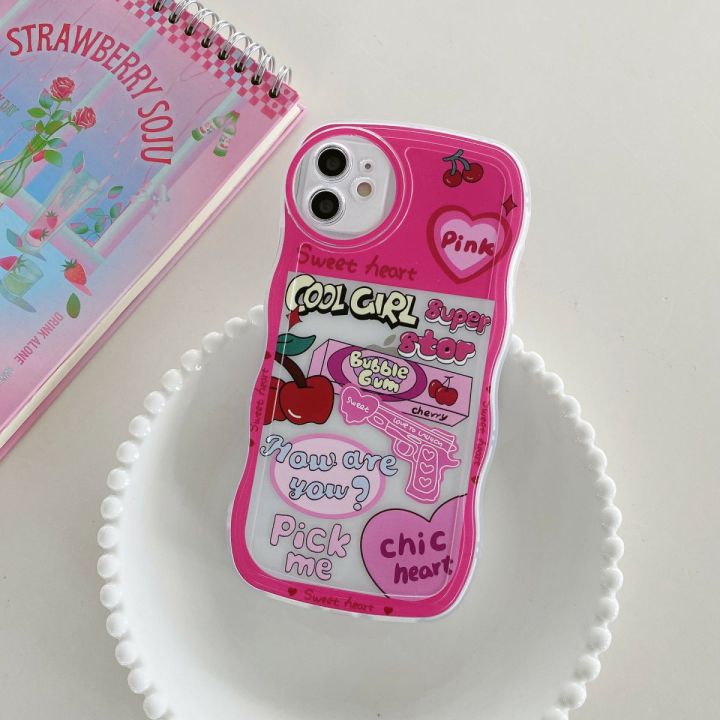 เคสสำหรับ-samsung-galaxy-a33-a53-a52s-a52-a72-a73-a23-a12-5g-a13-a22-a32-4g-a10-a10s-a20s-a21s-a51-a50s-a50-a30s-a20-a30เสือดาวสีชมพูกรอบคลื่นเกลียวผลไม้เชอร์รี่ซิลิโคนทีพียูใสนิ่มกันกระแทกคู่