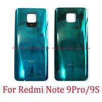 Redmi Note ที่ครอบสำหรับ Xiaomi กระจกหลัง9 Pro 9pro 9S ฝาครอบด้านหลังตัวเคสแผงประตูสำหรับ Redmi Note 9S