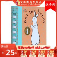 (Explosive style) pat thebunny the little rabbit English picture book baby scent touch flipping toy bunny early education puzzle parent-child game cardboard low childrens enlightenment original