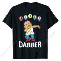 Bingo Dabber Grandpa Lucky Player Funny Dab Cool T-Shirt Men Clic Print Tops Tees Cotton Top T-shirts Cal