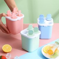 DIY Ice Cream Popsicle Mold Homemade Ice Box with Plastic Stick Icemaker Baby Food Supplement Tools Kitchen Gadgets Ice Maker Ice Cream Moulds