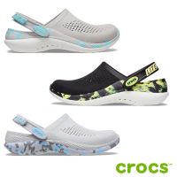 ǎCrocs Collection รองเท้าแตะ รองเท้าแบบสวม UX Literide 360 Marbled Clog 207634-02K 207634-1DU 207634-0ZU (2790)