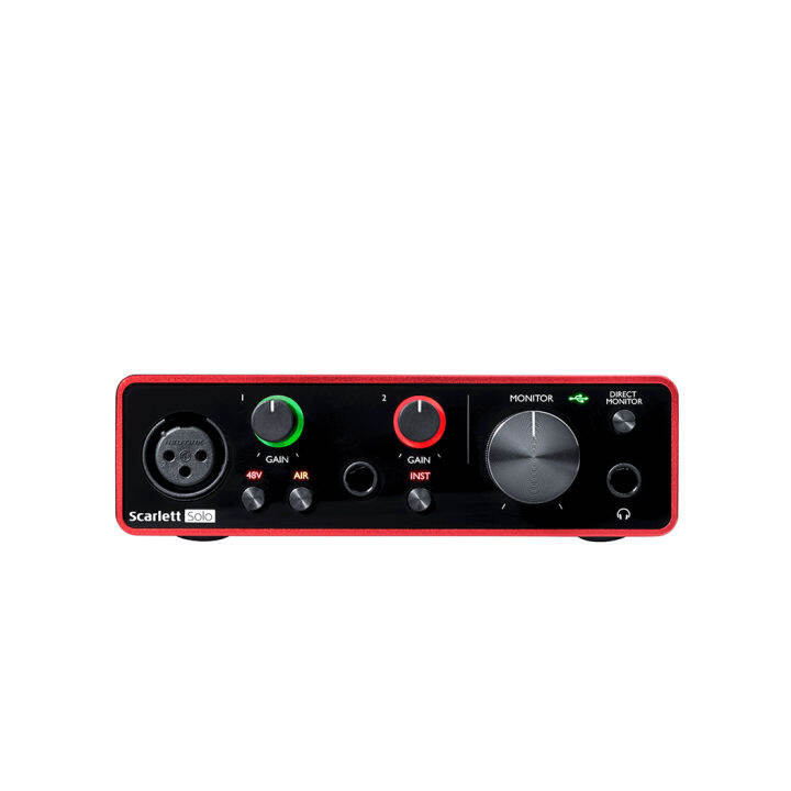 focusrite-scarlett-solo-gen-3-ออดิโออินเตอร์เฟส-อุปกรณ์บันทึกเสียง-โฮมสตูดิโอ-2in-2out-usb-audio-interface