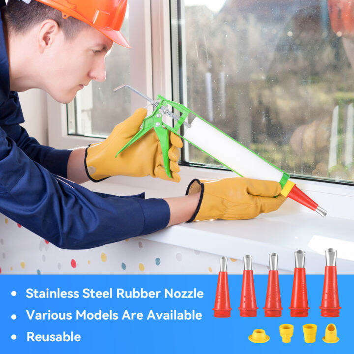 26 Pcs Stainless Steel Seal Nozzle Silicone Sealant Finishing Tool