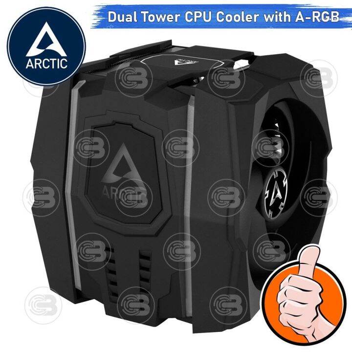 coolblasterthai-heat-sink-arctic-freezer-50-dual-tower-cpu-cooler-with-a-rgb-lga1700-ready-ประกัน-6-ปี