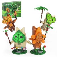 BuildMoc BOTW Korok Yahaha ชุดบล็อกตัวต่อสำหรับ Zeldaed Merch แอคชั่นหุ่นดีแบบทำมือสำหรับพัดลมเด็กเด็กและผู้ใหญ่ของขวัญ