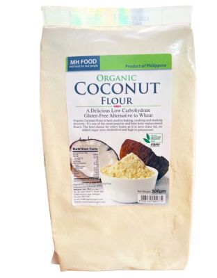 Organic Coconut Flour แป้งมะพร้าว แท้100% ขนาด500g แป้งจากมะพร้าวคีโต แป้งคีโต คีโตทานได้ จากประเทศฟิลิฟปินส์ คีโต