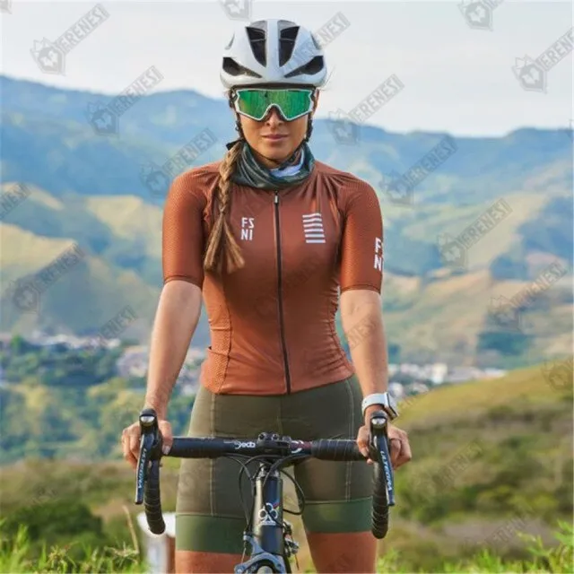 female cyclist outfit