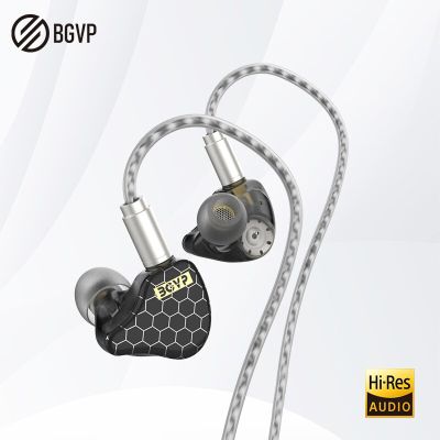 BGVP ขนาด Pro 1DD + 1BA ไฮบริดในหูตรวจสอบหูฟัง3.5มิลลิเมตรสายเบสชุดหูฟังพร้อมไมโครโฟน6D เสียงผลกระทบเล่นเกมกีฬาหูฟัง