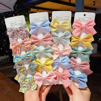 【YF】✤☼¤  5PCS/Set New Print Star Hairpins Kids Children Headband Hair Barrettes Fashion Bow Accessories