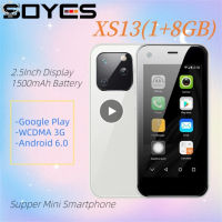 Soyes โทรศัพท์มือถือแอนดรอยด์ Xs13มินิ3d กระจกสองซิมการ์ด Tf-ช่องเสียบบัตร5mp กล้องโทรศัพท์มือถือขนาดเล็กสำหรับเป็นของขวัญ