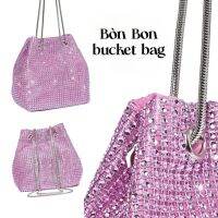 Bòn Bon Rhinestone-embellished Mesh Bucket Bag now available to purchase online (990.-)