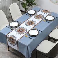 Light Luxury Tablecloth Waterproof Decorative Restaurant Coffee Table Tablecloth Living Room Tablecloth Wedding Decoration Nappe